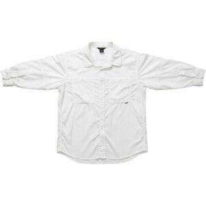REI Co-op Sahara Mens XL White LS Hiking Shirt Ventilated Nylon 22340-S22